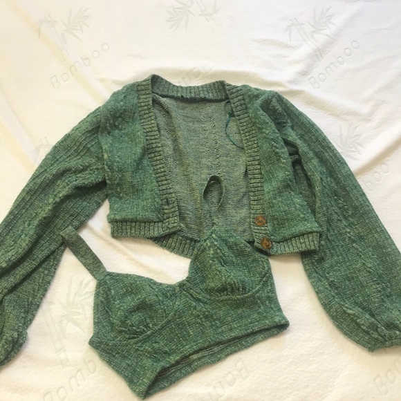 Zara Sweaters - Zara knit sweater set cami and cardigan